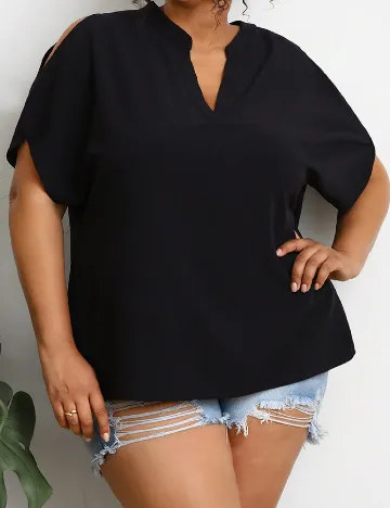 Bluza SHEIN CURVE, negru