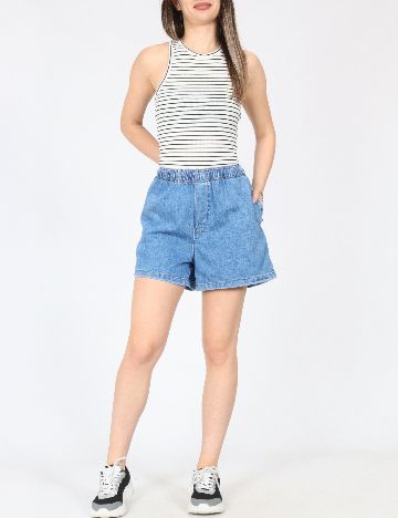 Pantaloni scurti Zara, albastru