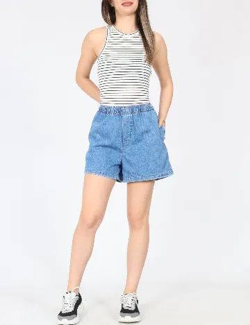 Pantaloni scurti Zara, albastru