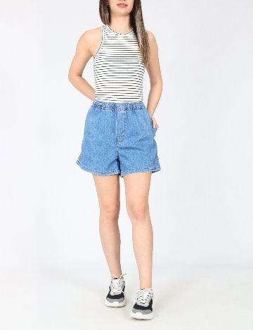 Pantaloni scurti Zara, albastru