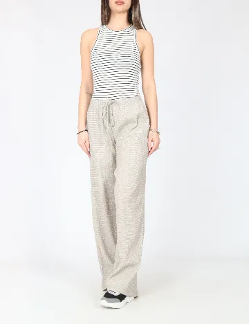 Pantaloni Zara, crem