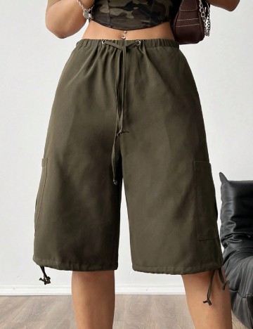 Pantaloni scurti SHEIN, verde