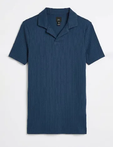 Tricou River Island, bleumarin