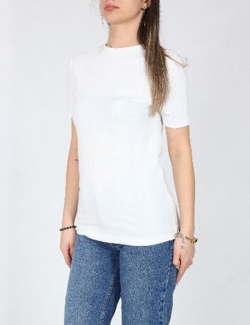 Tricou River Island, alb