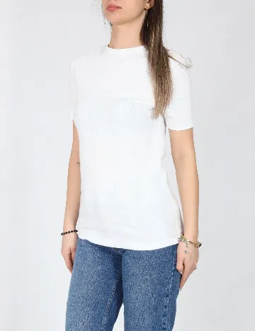 Tricou River Island, alb