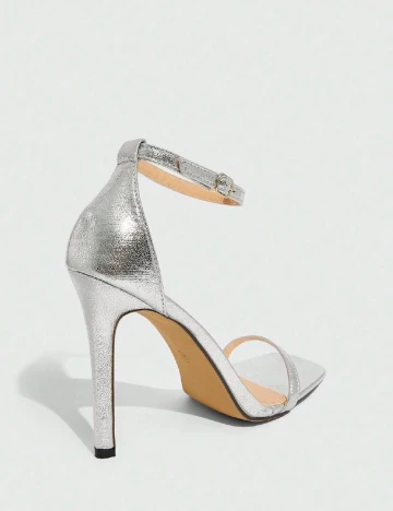 Sandale SHEIN, argintiu