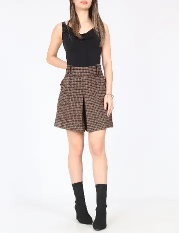 Pantaloni scurti Zara, maro