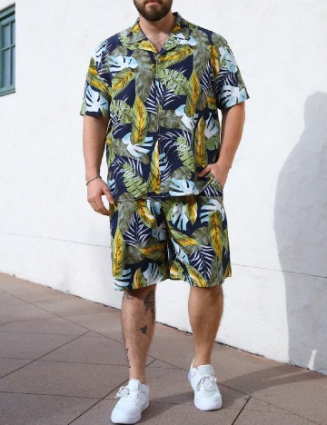 Compleu SHEIN Plus Size Men, mix culori