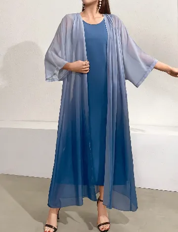 Rochie lunga SHEIN, albastru