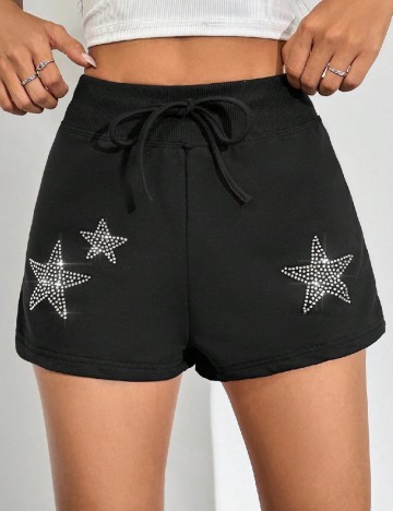 Pantaloni scurti SHEIN, negru