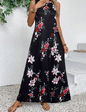 Rochie lunga SHEIN, floral