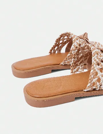 Slapi Cuccoo, crem/maro