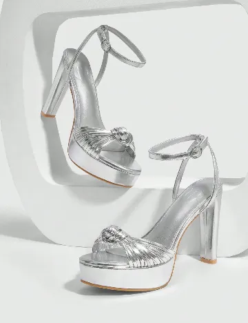 Sandale Cuccoo, argintiu