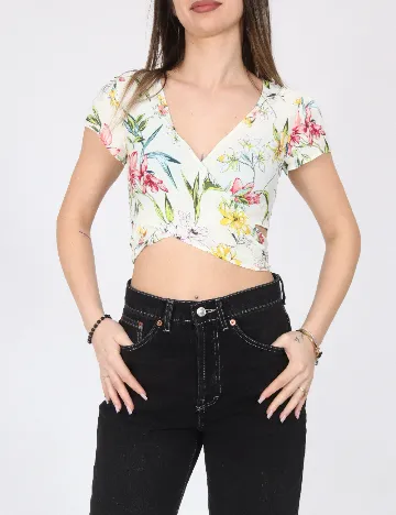 Top Bershka, crem