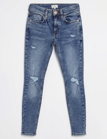 Blugi River Island, albastru