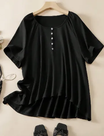 Bluza SHEIN CURVE, negru