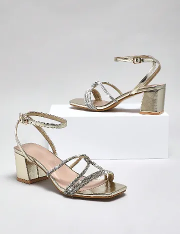 Sandale SHEIN, auriu