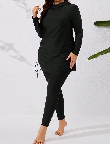 Costum de baie SHEIN CURVE, negru