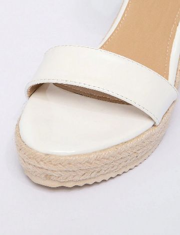 Sandale SHEIN, alb