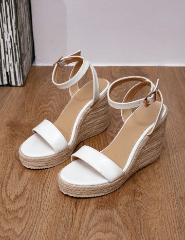 Sandale SHEIN, alb
