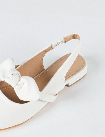 Pantofi Shein Kids, alb