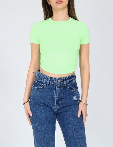 Top Bershka, verde