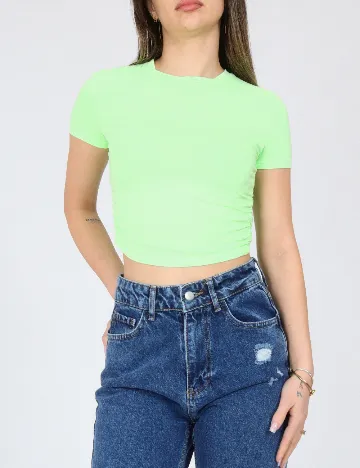 Top Bershka, verde