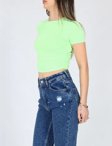 Top Bershka, verde