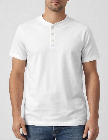 Tricou River Island, alb