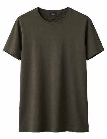 Tricou Oversize Bershka, kaki