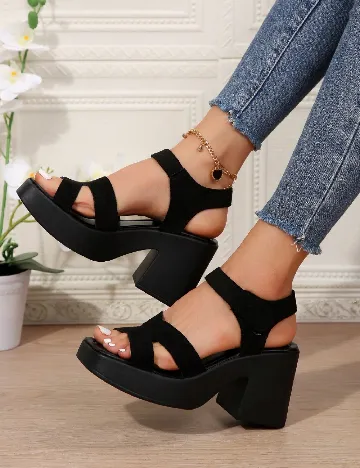 Sandale SHEIN, negru