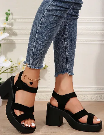 Sandale SHEIN, negru