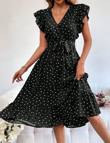 Rochie medie SHEIN, negru