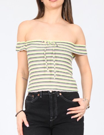 Top Bershka, mix culori