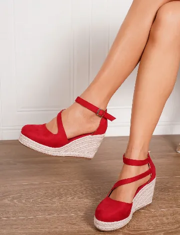 Sandale SHEIN, rosu