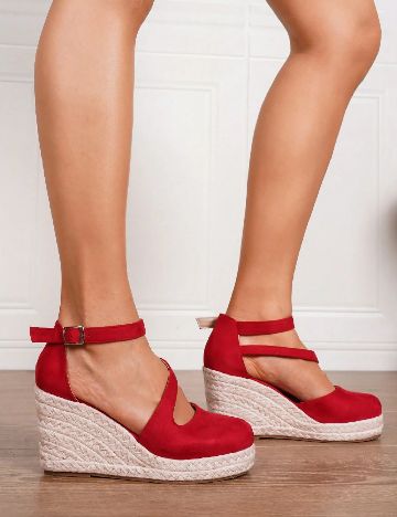 Sandale SHEIN, rosu
