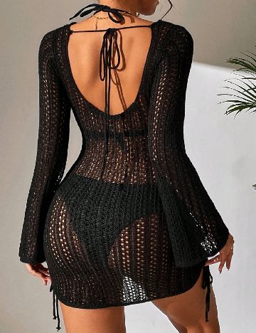 Rochie de plaja SHEIN, negru