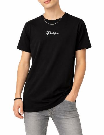 Tricou River Island, negru