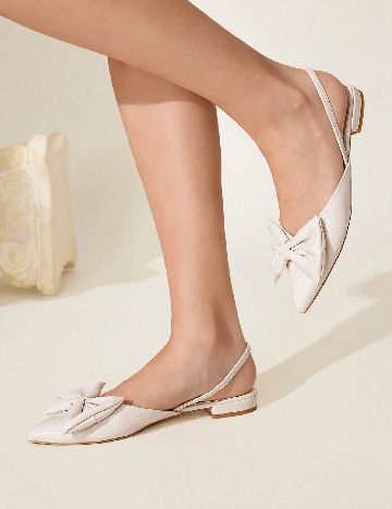 Pantofi Cuccoo, ecru