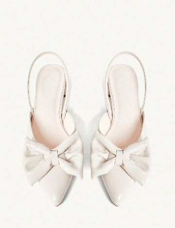 Pantofi Cuccoo, ecru