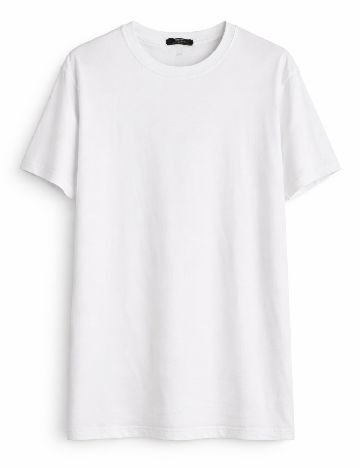 Tricou Oversize Bershka, alb