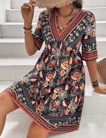 Rochie scurta SHEIN, mix culori