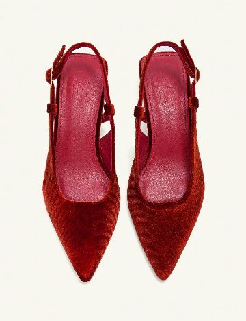 Pantofi Cuccoo, visiniu