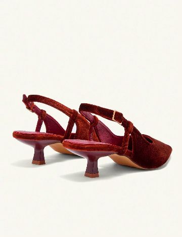 Pantofi Cuccoo, visiniu