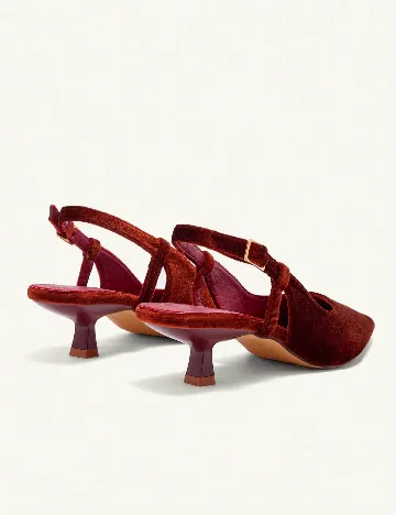 Pantofi Cuccoo, visiniu