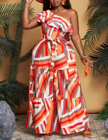 Salopeta SHEIN CURVE, mix culori