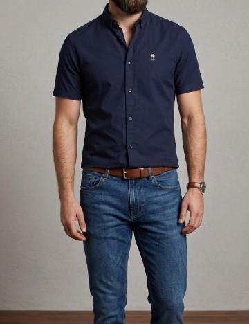 Camasa River Island, bleumarin