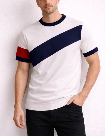 Tricou River Island, alb