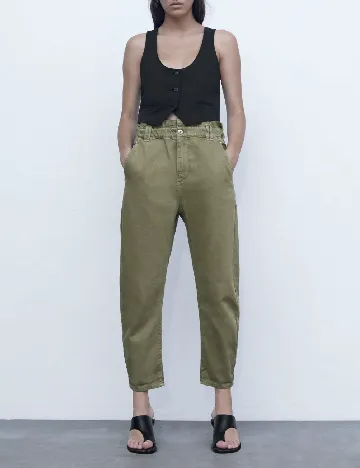 Blugi Zara, verde