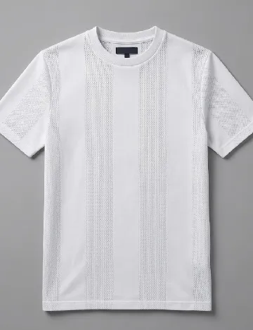 Tricou River Island, alb